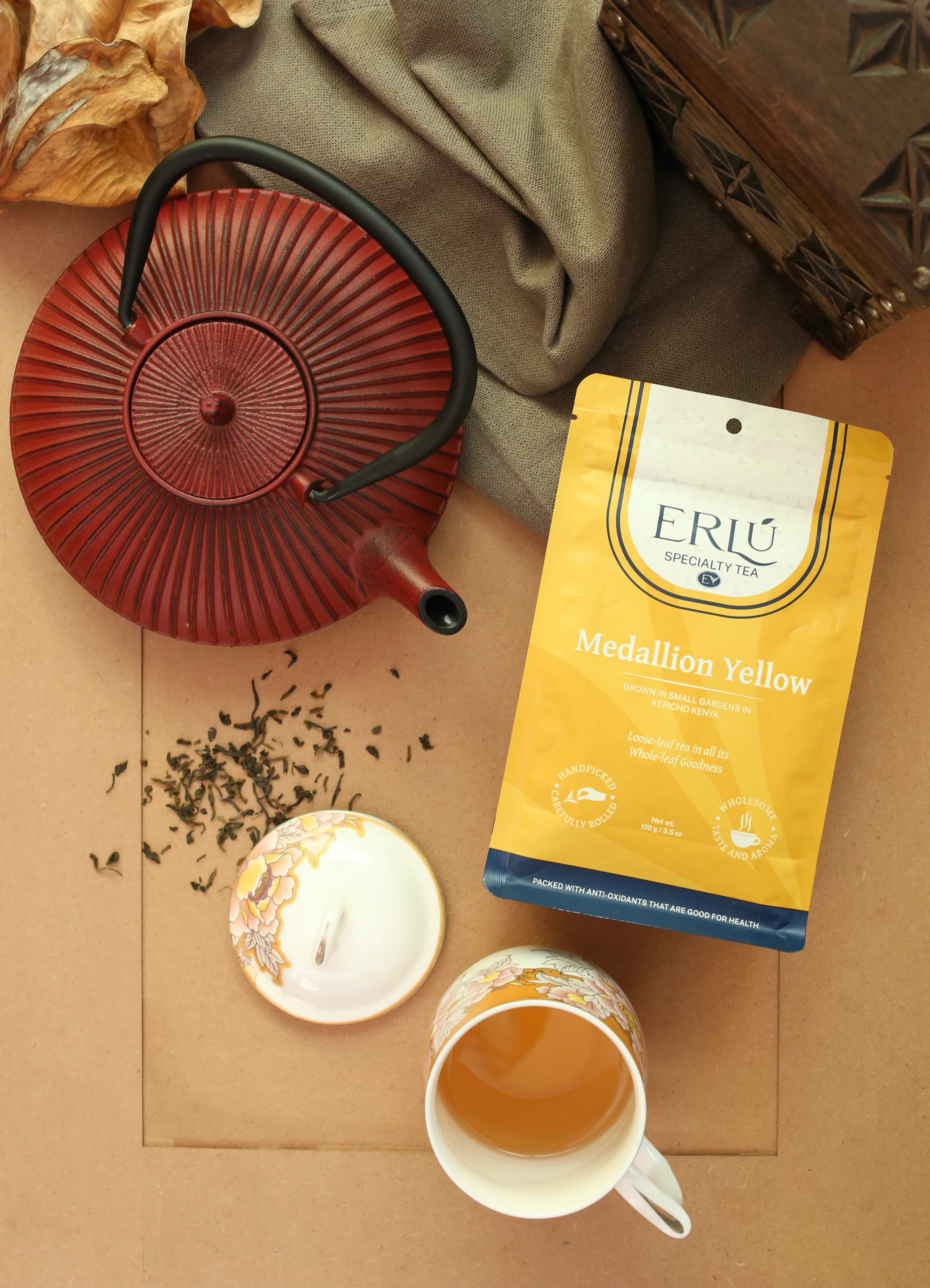 Erlu Tea Medallion Yellow