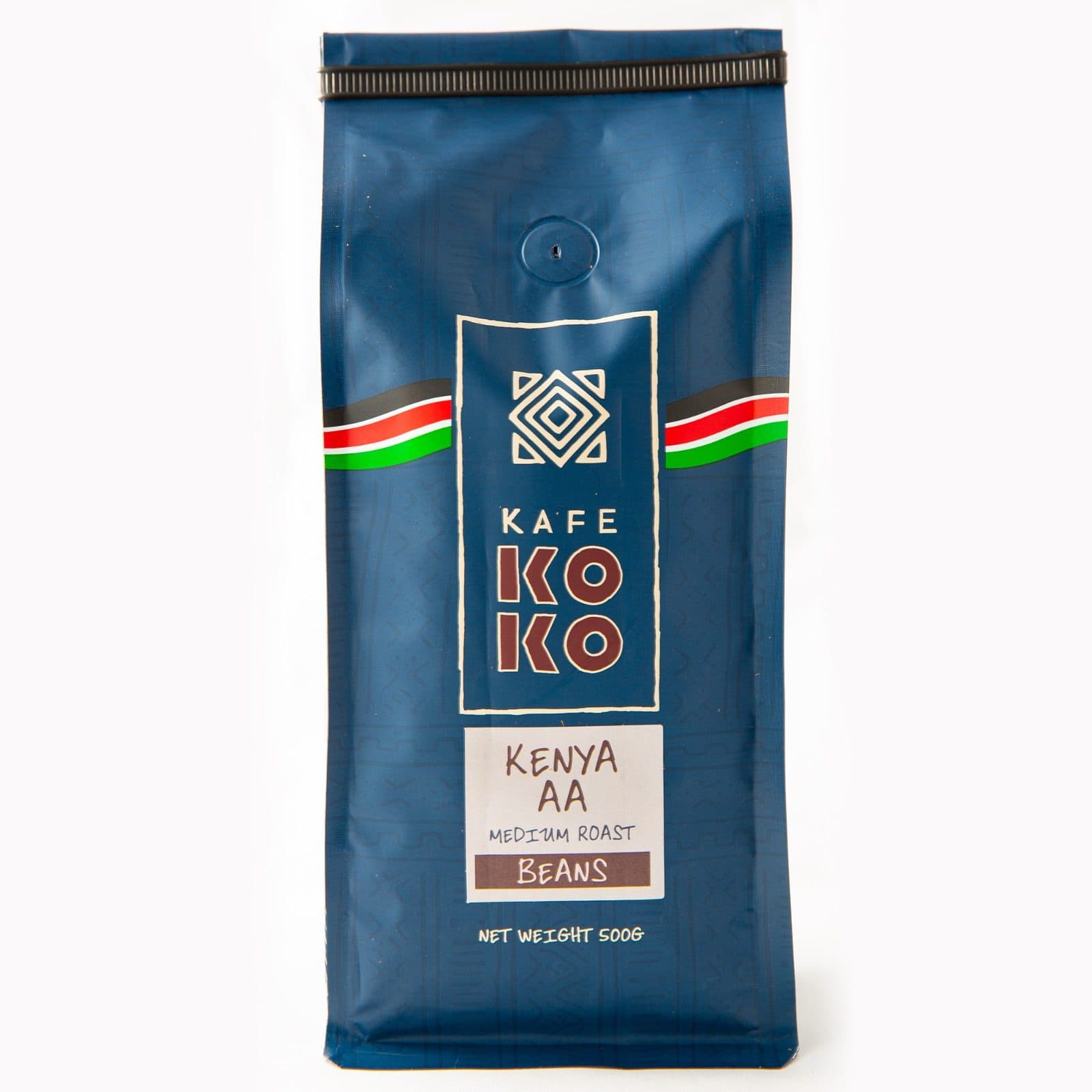 KENYA AA MEDIUM ROAST BEANS 500 GMS
