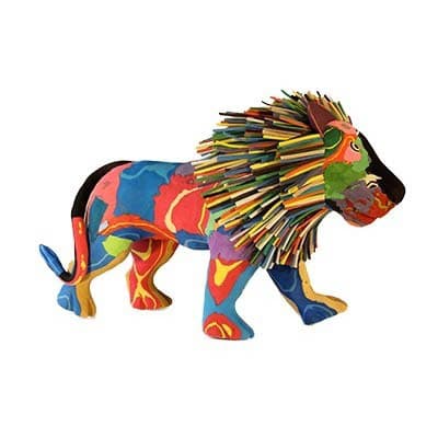 Lion with loose mane