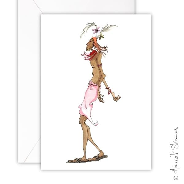Greeting Card/Samburu Warrior