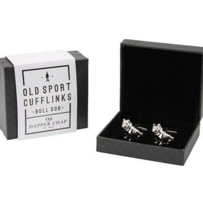 Dapper Chap Bull Dog Old Sport Cufflinks