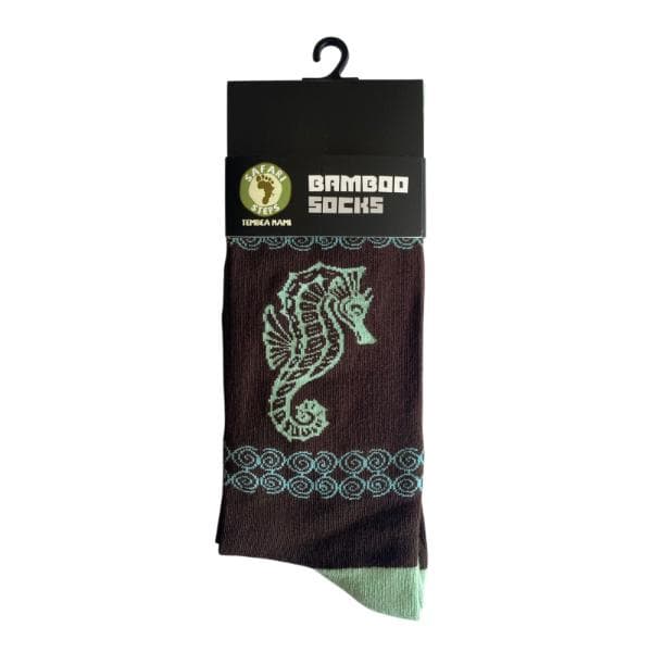 Green Seahorse Socks