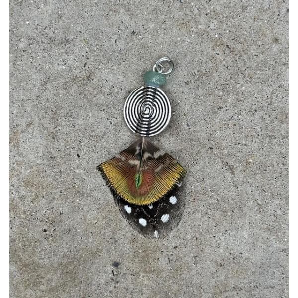Silver Spiral Pendant 011