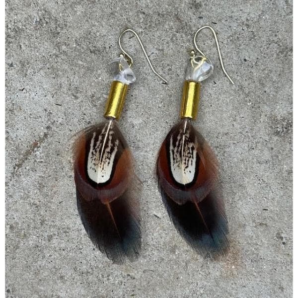 Gold Earring Pair 018