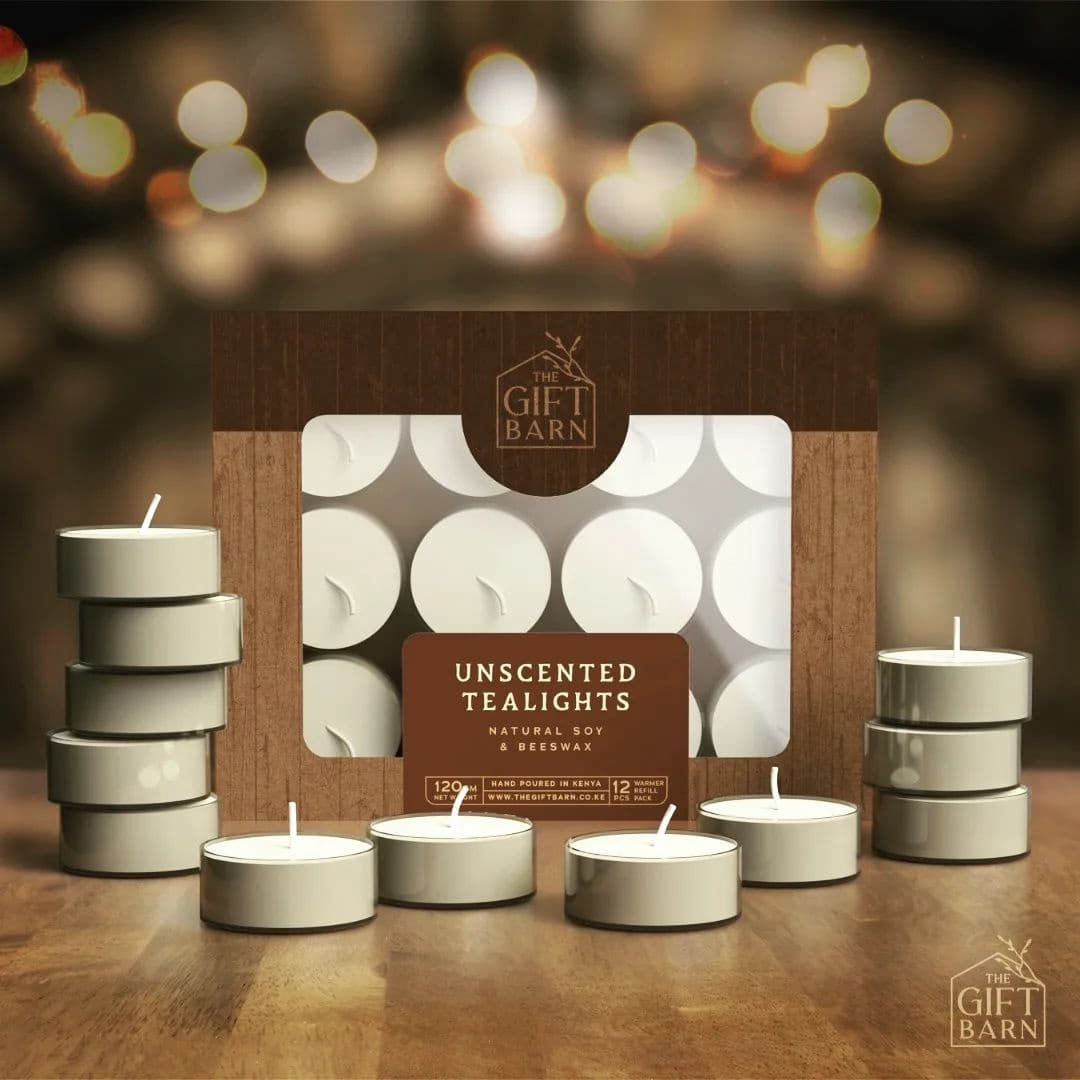 Tealights 12 Pack Box - Unscented