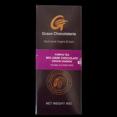 Chocolate - 80% dark - Uganda/ Purple tea