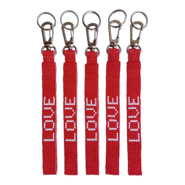 Keychain and Tether Tab - Love