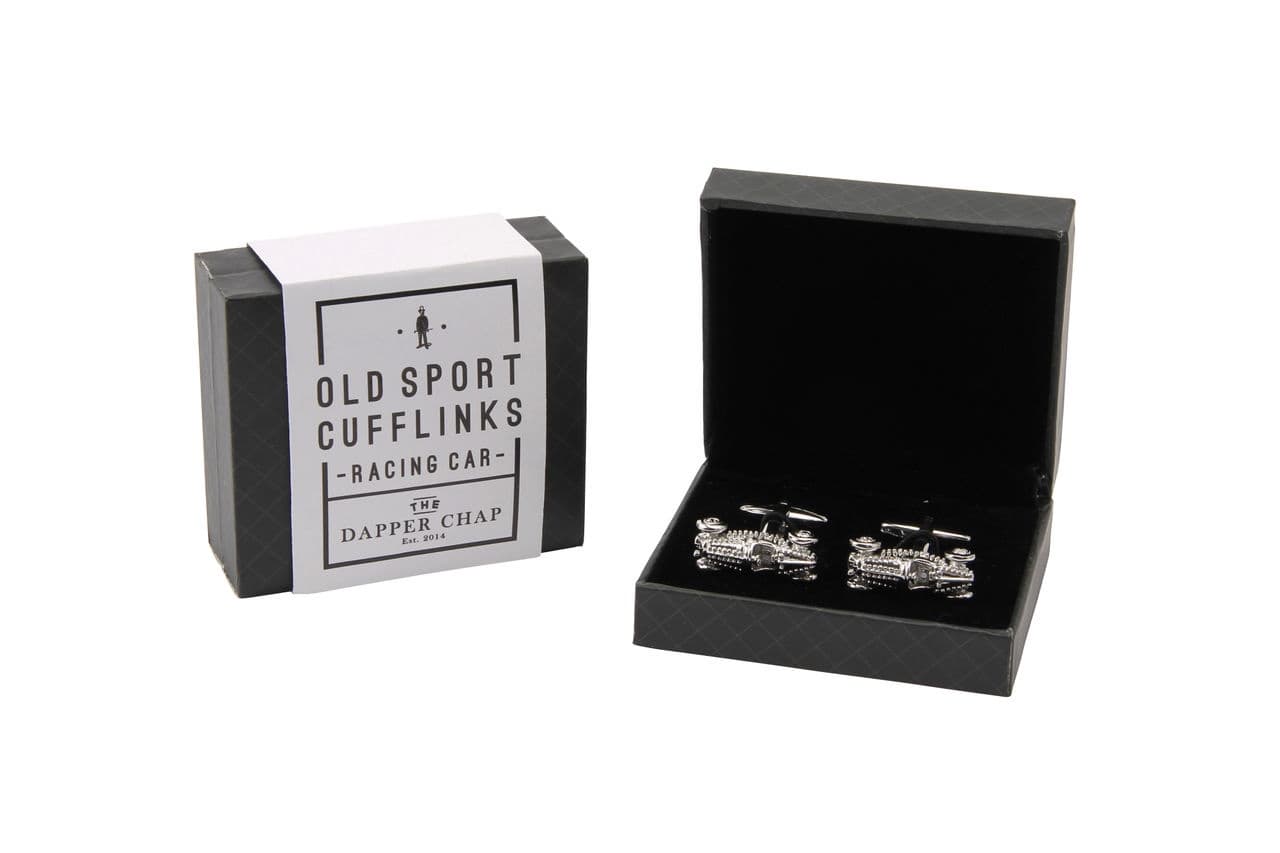 Dapper Chap Racing Car Old Sport Cufflinks