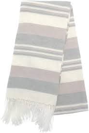 Carella Stripe Throw Cotton