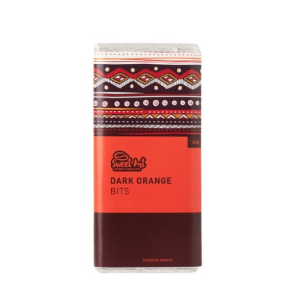 Dark with Orange Bits Chocolate