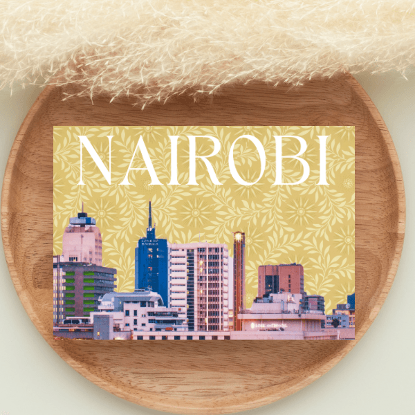Postcard-Yellow Nairobi
