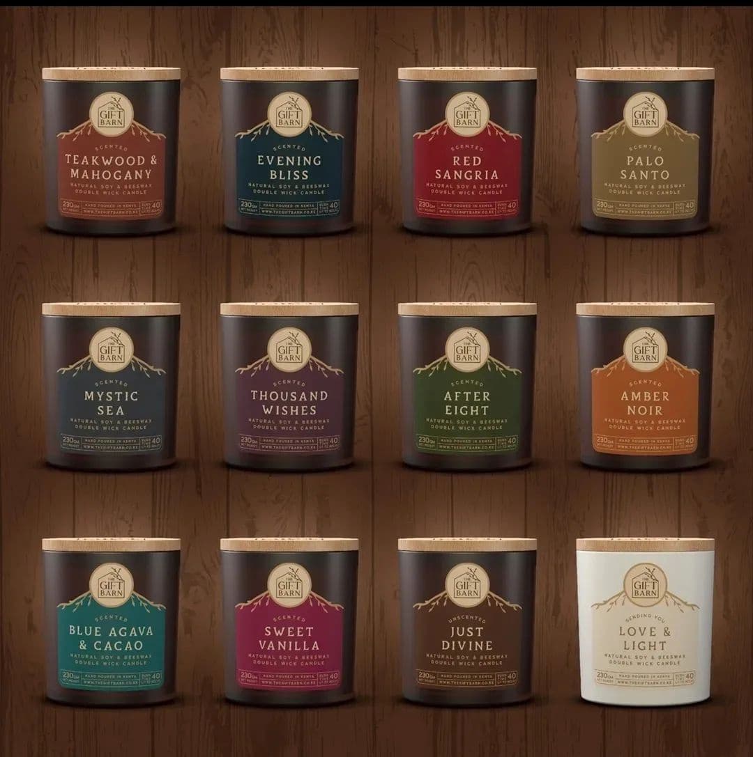Double Wick Scented Candle / 230g