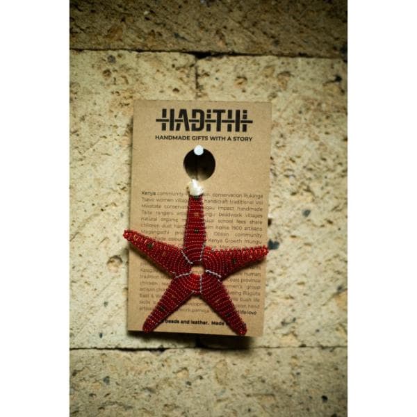 Beaded Christmas Star