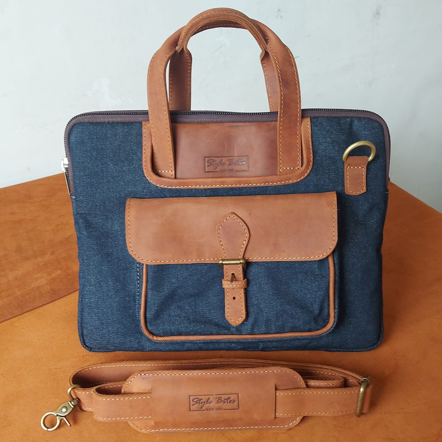 Ethnic Style Canvas Craft Anti-fall And Durable Laptop Bag
