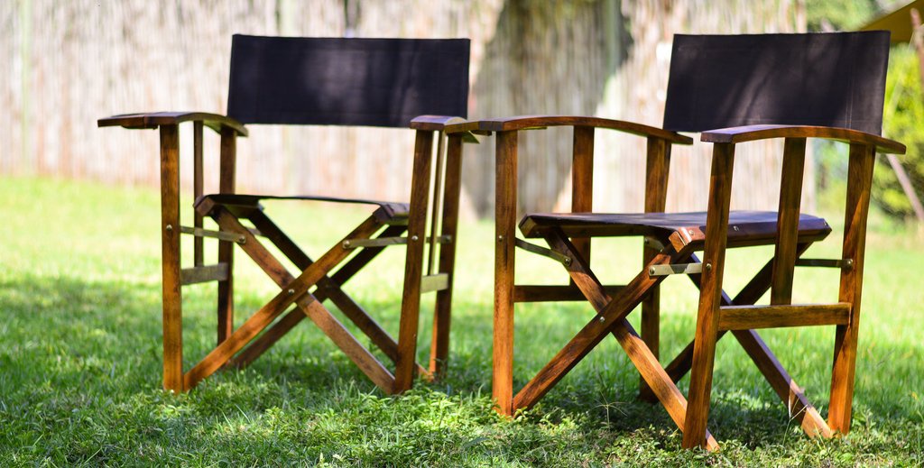 A & K chair/ Leather & canvas