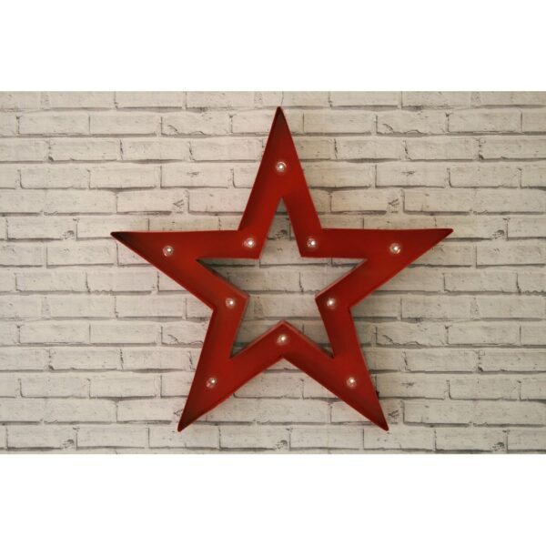 Red Lit Star