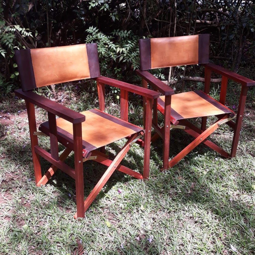 A & K chair/ Leather & canvas - Image 4