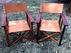 A & K chair/ Leather & canvas - Image 3