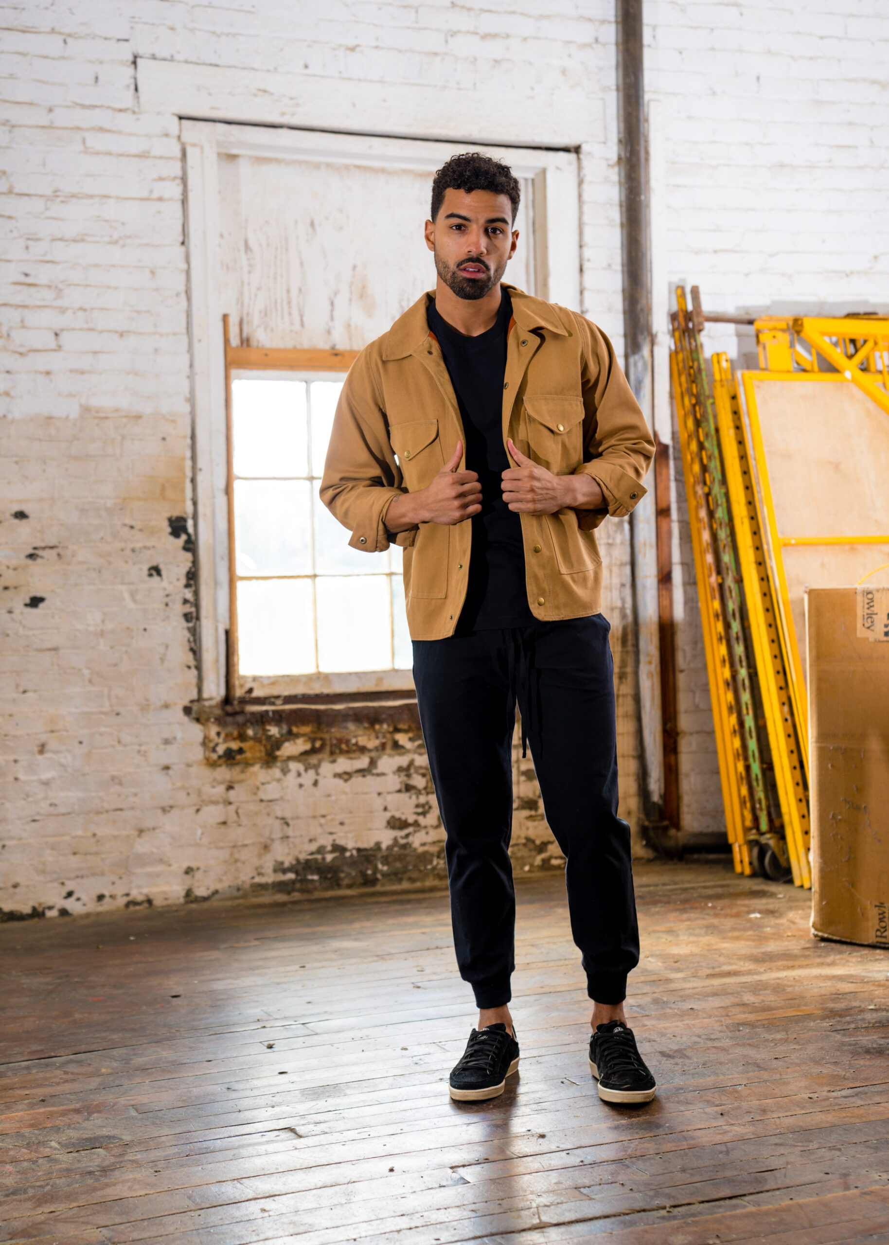 Men's canvas jacket - Airforce Blue - Image 2