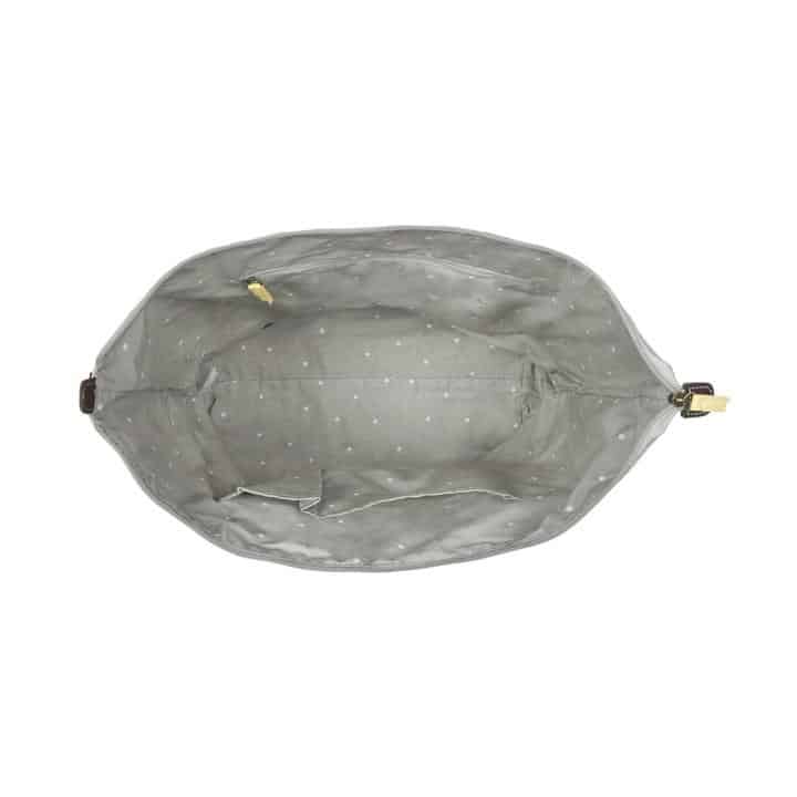 Oilcloth Oundle Bag-Peacocks - Image 2