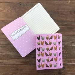 Chickens Small Chunky Notebook
