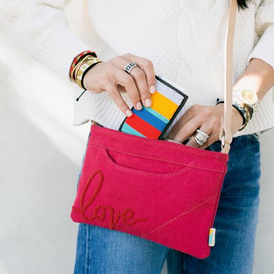 Cross body-Love Crimson