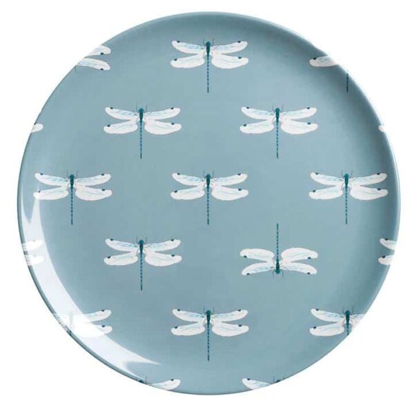 Melamine Dinner Plate-Dragonfly