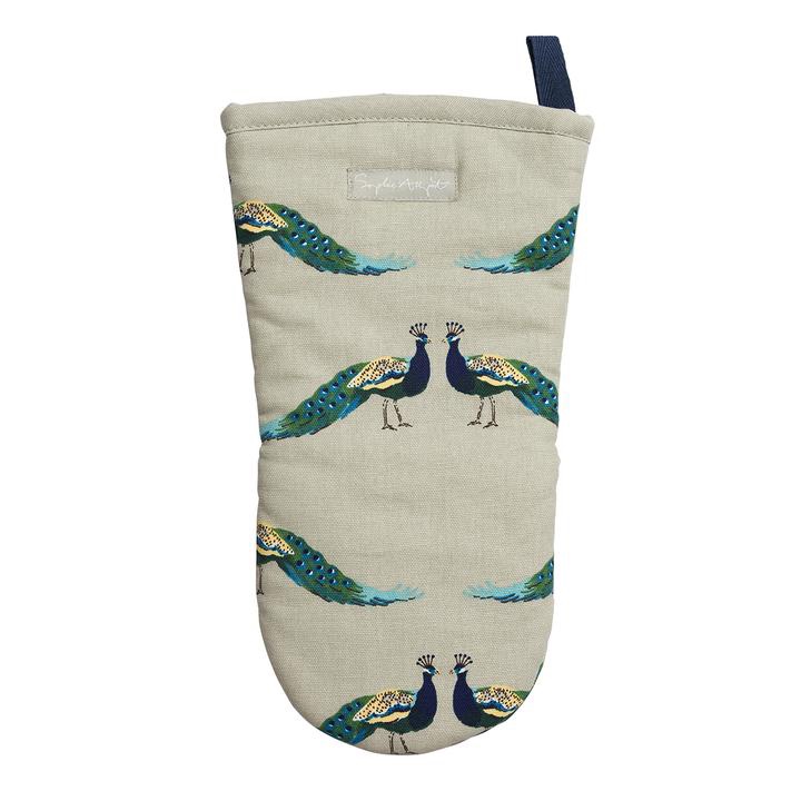 Oven Mitt-Peacocks