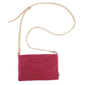 Cross body-Love Crimson - Image 2
