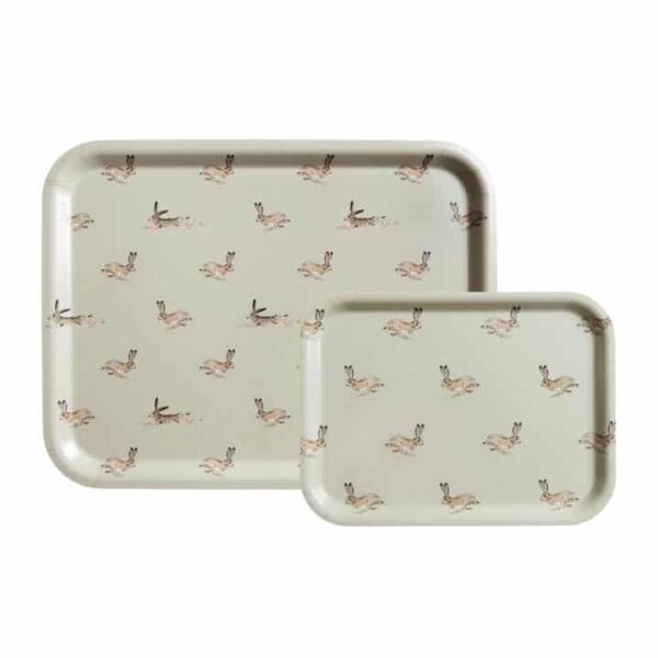 Printed Tray Large Hare