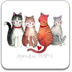 Marvellous Moggies Coaster