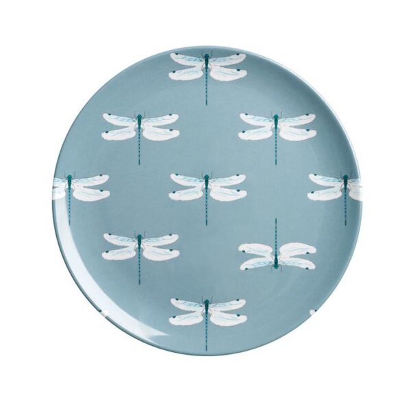 Melamine Side Plate-Dragonfly