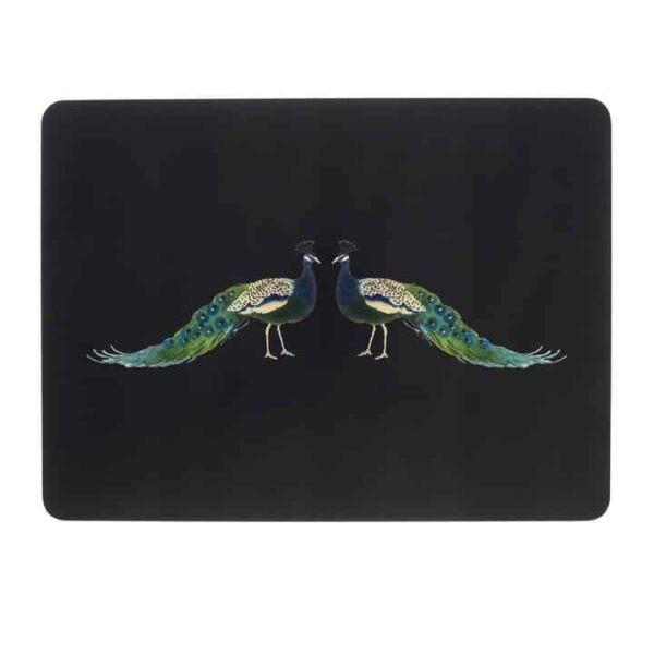 Place Mat Set Of 4-Peacocks