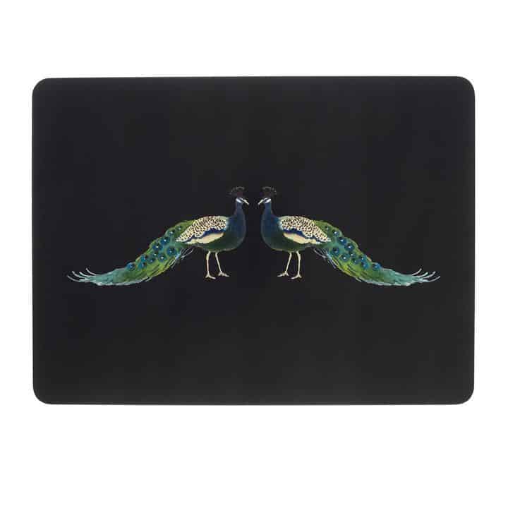 Place Mat Set Of 4-Peacocks