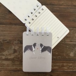 Clever Collies Small Spiral Notepa