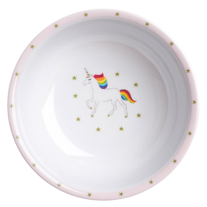 Childrens Melamine Bowl-Unicorn