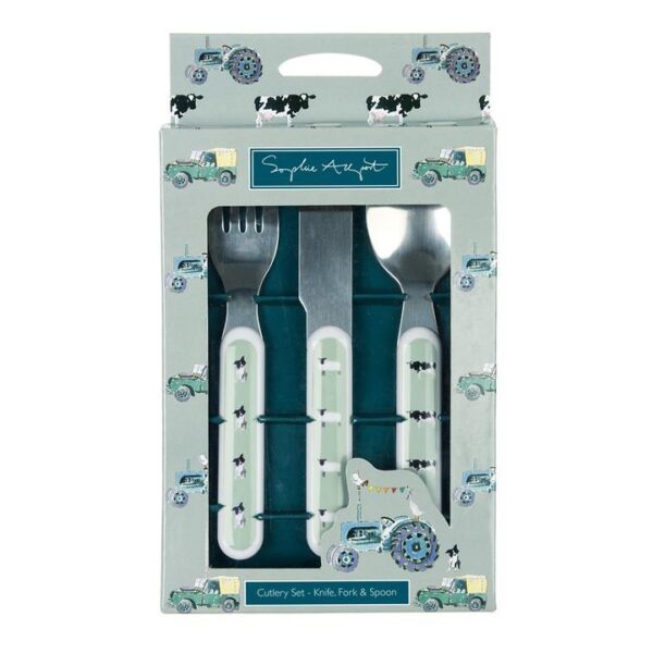 Childrens Melamine Cutlery Set - On The Farm