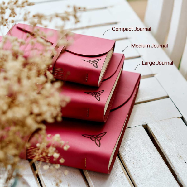 Compact Handmade Leather Journal