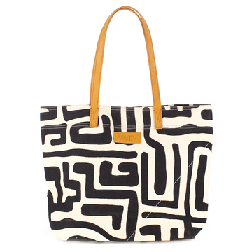 Go Tote Bag-Black & Eggshell - Image 2
