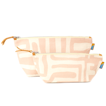 Small Pouch Bag-Dusty Rose & Eggshell - Image 2