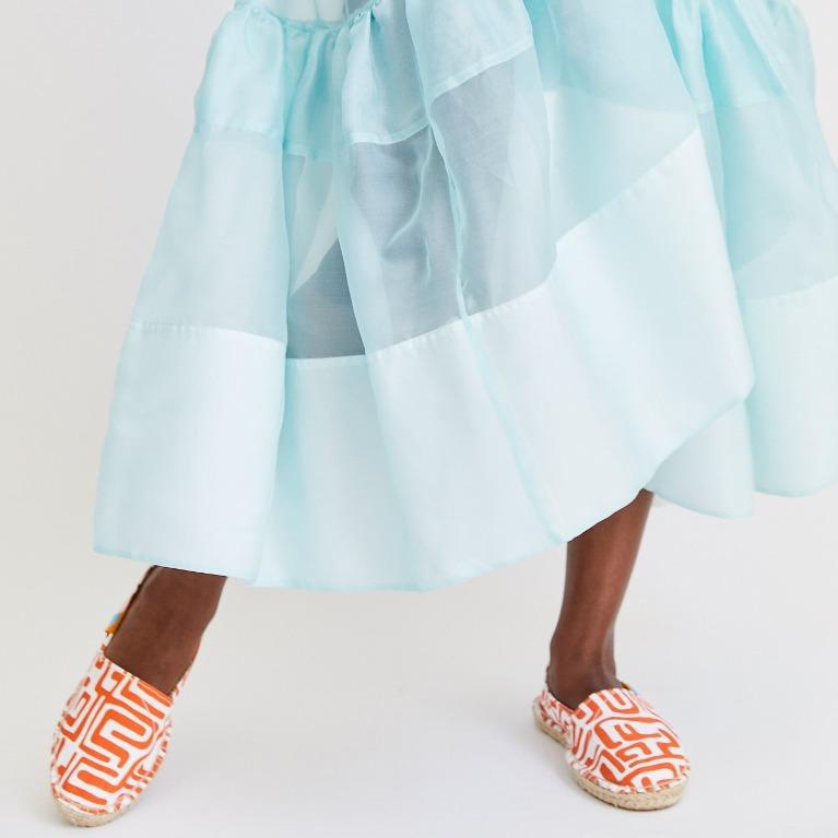 Women Afridrille/ Orange White Kuba