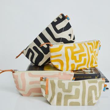 Small Pouch Bag-Dusty Rose & Eggshell - Image 3