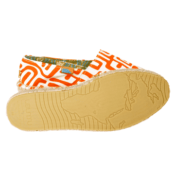 Women Afridrille/ Orange White Kuba - Image 4