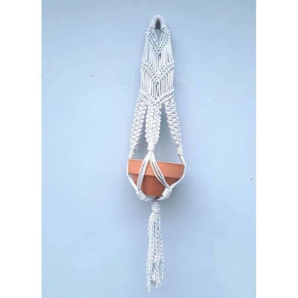 Elephant Gray Ringless Hanging Pot Holder