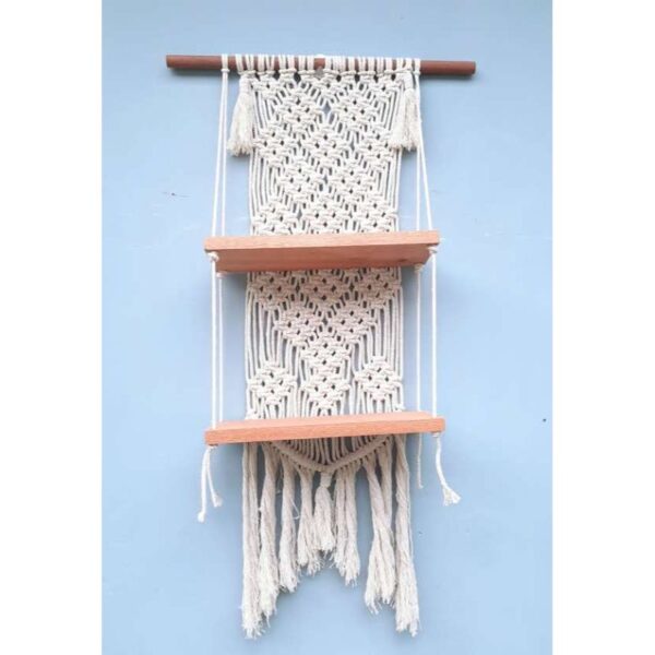 Double Mahogany Shelves