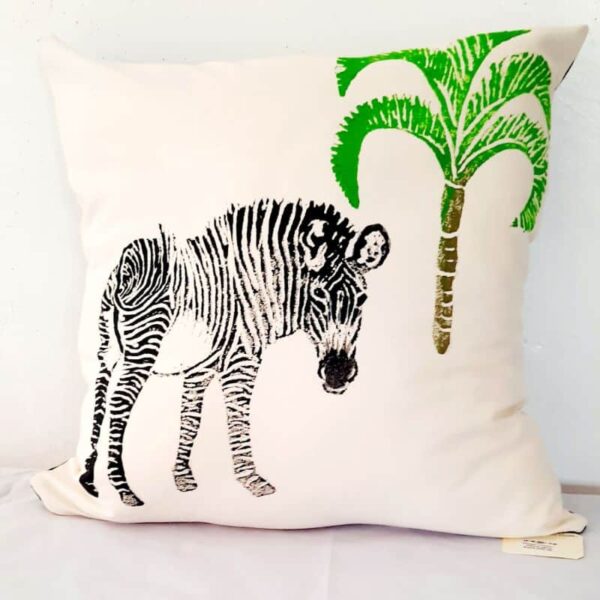 Printed Cushion - Grevys zebra