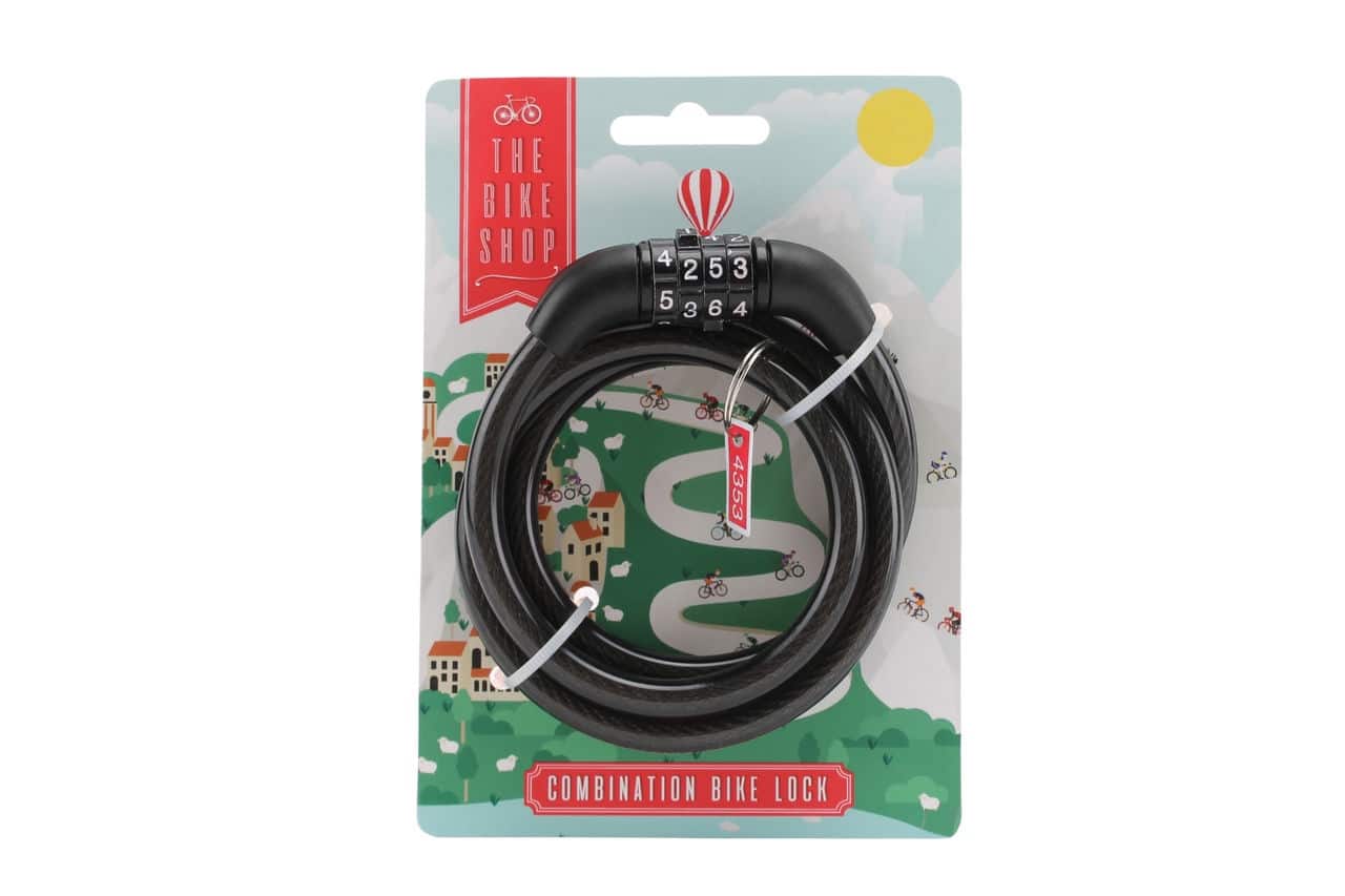 The Bike Shop Combination Bike Lock