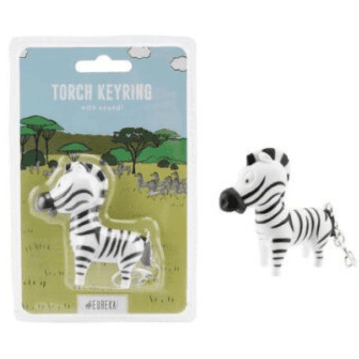 Eureka Torch Keyring Light - Zebra