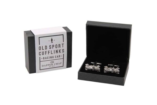 Dapper Chap Racing Car Old Sport Cufflinks