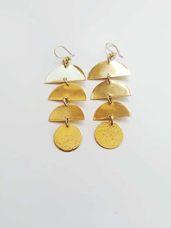 Brass Earring - Sauti